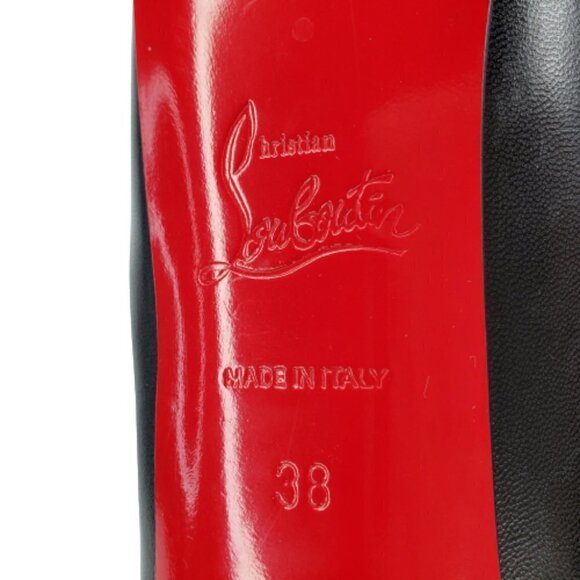 Christian Louboutin Daffodile 160 Leather Platform Pumps Heels - Picture 6 of 6